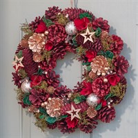 Three Kings 36cm Festive Fir Artificial Christmas Wreath (2541107)