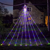 Three Kings 3m Light Up Christmas Shooting Star - Multi Coloured (2506008)