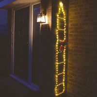 Three Kings 3m Santa's Ladder Light Up Decoration with Warm White LEDs (2506164)
