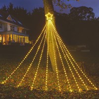 Three Kings 3m TwoTone Shooting Star Light Up Christmas Decoration Cool & Warm White (2506166)