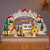 Three Kings 40cm Alpine Christmas Light Up Christmas Decoration (2590066)