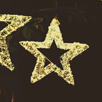 Three Kings 40cm Light Up Christmas Galaxy Star in Warm White (2506064)