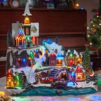 Three Kings 45cm Christmas Heights Light Up Christmas Village Scene (2571033)