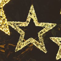 Three Kings 50cm Light Up Christmas Galaxy Star in Warm White (2506066)