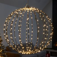 Three Kings 50cm Twinkle Orb Light Up Warm White Christmas Decoration (2506058)