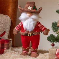 Three Kings 52cm Howdy Cowboy Standing Christmas Gonk Decoration (2503036)