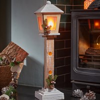Three Kings 53cm Wooden InLit CoolFlame Lamp Post Light Up Christmas Decoration (2535188)