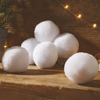 Three Kings 6 Pack of Snowball Christmas Decorations (2525014)