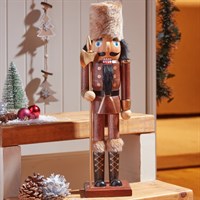 Three Kings 60cm Bronze Brigadiers Large Axe Christmas Nutcracker (2538128)