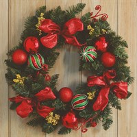 Three Kings 60cm Classic Noel Artificial Christmas Wreath (2543065)