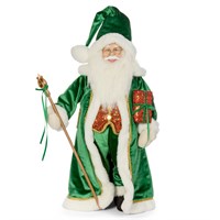 Three Kings 60cm Regal Emerald Standing Santa Christmas Decoration Large (2516047)