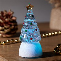 Three Kings 8.5cm Glittertree Light Up Water Lantern Christmas Decoration (2537114)