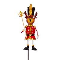 Three Kings 80cm Christmas Captain Reindeer Garden Stake Decoration (2530140)