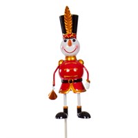Three Kings 80cm Christmas Captain Snowman Garden Stake Decoration (2530140)