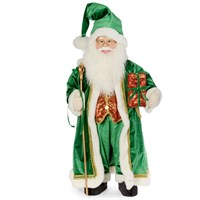 Three Kings 80cm Regal Emerald Standing Santa Christmas Decoration XL (2516048)