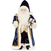 Three Kings 80cm Regal Sapphire Standing Santa Christmas Decoration XL (2516045)