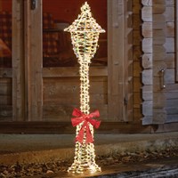 Three Kings 90cm Opalight Light Up Christmas Lamp Post Decoration (2506020)