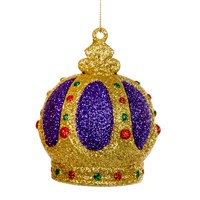 Three Kings 9cm Crown Jewels Hanging Christmas Tree Decoration (2534083)