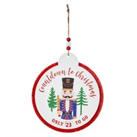 Three Kings Blue Nutcracker Hanging Christmas Countdown Decoration (2590055)