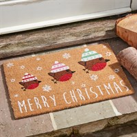 Three Kings Christmas festive Feathers Door Mat Decoration - 40 x 60cm (2555023)