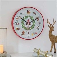 Three Kings Christmas Gonk Wall Clock (2590040)