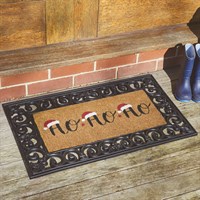 Three Kings Christmas Ho Ho Ho Mini Coir Door Mat Decoration - 23x53cm (2555031)