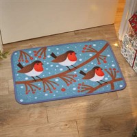 Three Kings Christmas Season's Tweetings Door Mat Decoration - 40 x 60cm (2555010)