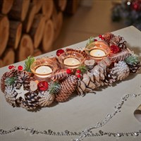 Three Kings Frost Star Christmas Trio Candle Holder (2541823)