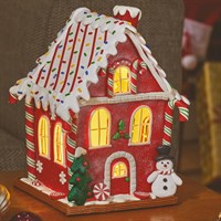 Three Kings Gingerbread Frosty Candy Cabin Christmas Decoration (2535127)