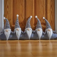 Three Kings Gonks Christmas Draught Excluder - Grey (2531299)