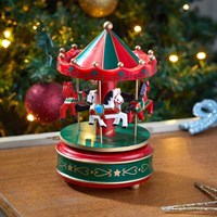 Three Kings 18cm Musical Carousel Christmas Decoration (2538108)