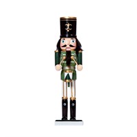 Three Kings Nutcracker Green Grenadier Christmas Decoration Large - Drumming (2538074)