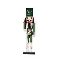 Three Kings Nutcracker Green Grenadier Christmas Decoration Large - Rifle (2538074)