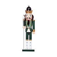 Three Kings Nutcracker Green Grenadier Christmas Decoration Large - Spear (2538074)
