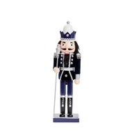 Three Kings Nutcracker Navy & Silver Christmas Decoration Large - Spear (2538060)