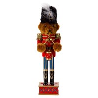 Three Kings Nutcracker Teddy Parade Christmas Decoration - Drummer (2538102)