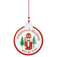 Three Kings Red Nutcracker Hanging Christmas Countdown Decoration (2590055)