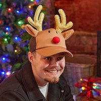 Three Kings Rudy Reindeer Christmas Novelty Baseball Cap (2560036)
