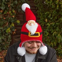 Three Kings Santa Luxury Snug PomPom Novelty Christmas Beanie Hat (2560024)