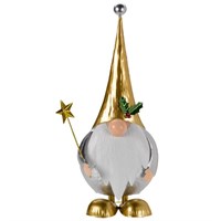 Three Kings Silver Gilt Gonk Christmas Decoration - Star (2530105)