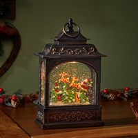 Three Kings 29cm Snowswirl Flying Santa Lantern Light Up Christmas Decoration (2537012)