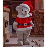 Three Kings Teddy Santa Large Standing Christmas Decoration (2531559)