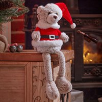 Three Kings Teddy Santa Seated Christmas Decoration (2531560)