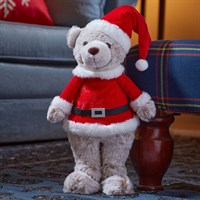 Three Kings 35cm Teddy Santa Standing Christmas Decoration (2531558)