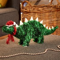 Three Kings Tinsel Stegosaurus Dinosaur Christmas Decoration (2530135)