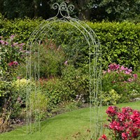 Tom Chambers Casa Steel Metal Garden Arch - Sage (GA029)