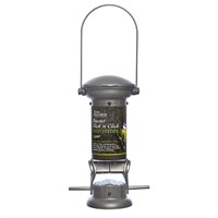 Tom Chambers Pewter Flick 'n' Click Seed Wild Bird Feeder (CS101)