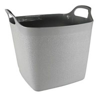 Town & Country 40L Square Flexi-Tub Soft Grey (TCG8118)