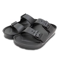 Town & Country Twin Strap Sandle Black