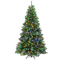 Tree Classics 1.8m (6ft) Green Arctic Spruce Pre-Lit with Dual Colour LEDs Artificial Christmas Tree